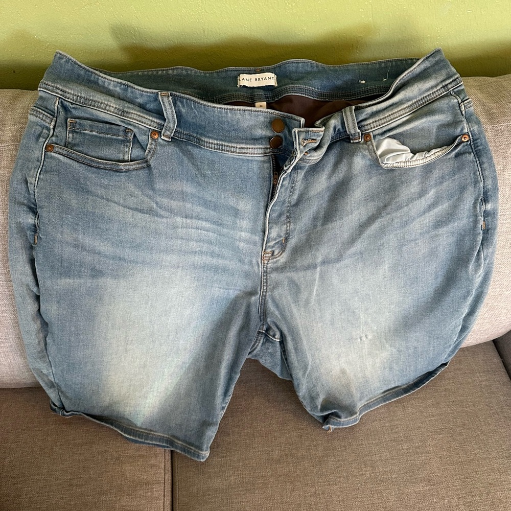 Lane Bryant Denim Bermuda Shorts